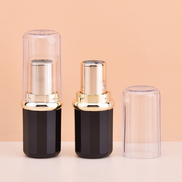 Plastic Transparent Lipstick Tubes, 3.5g Unique Mini Lipstick Tube