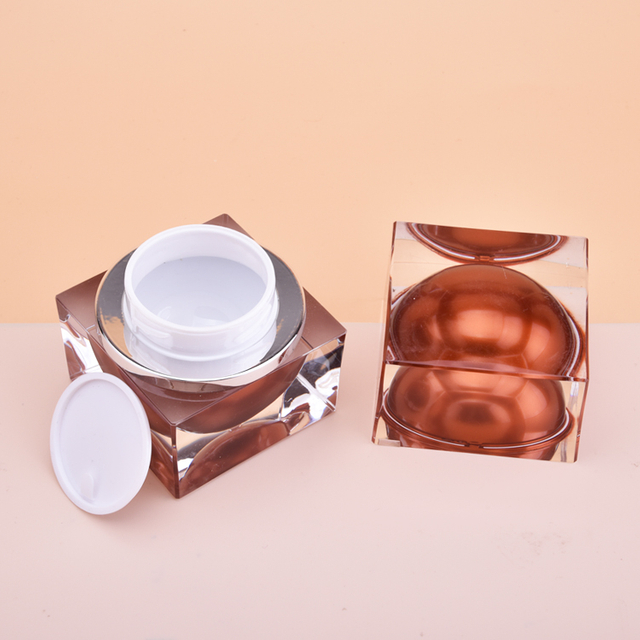 Acrylic Jar with Lid, China Acrylic Jar Manufacturer, Cosmetic Acrylic Cream Jar for Face Cream