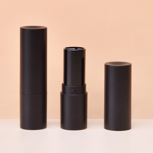 Matte Empty Lipstick Tube Sample, Pen Plastic Lipstick Tube, Lipstick Container Round
