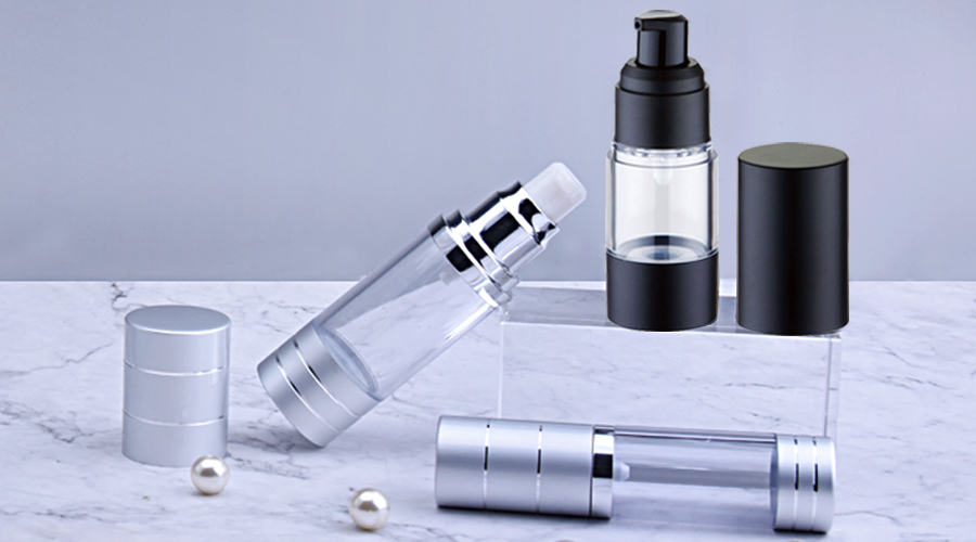 Airless bottles for personal care products