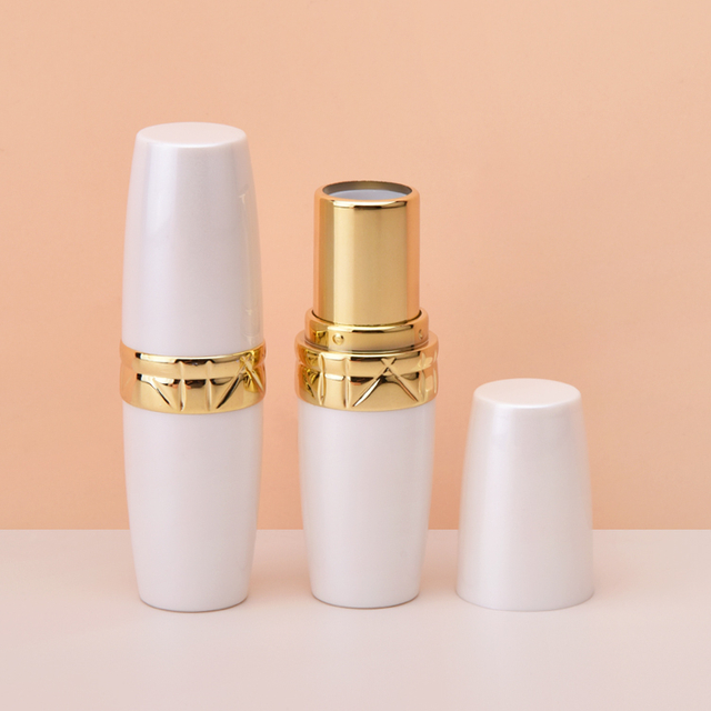 White 3.5g Lipstick Tube, Lipstick Tube Container Manufacturer, Custom Lipstick Maker, Empty Lip Gloss Tubes