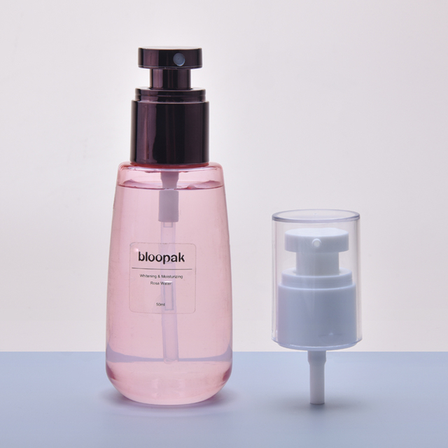 Cosmetic Face Cream Pump, Plasic 0.25CC 20/410 Treatment Pump, Black White Cream Dispenser Pump