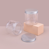 Aluminum Cap Plastic Jar Empty, High Quality PET Jar,100ML 200ML 300ML 400ML 500ml PET Jar with Lid Aluminum, Environmental PET Jar Plastic