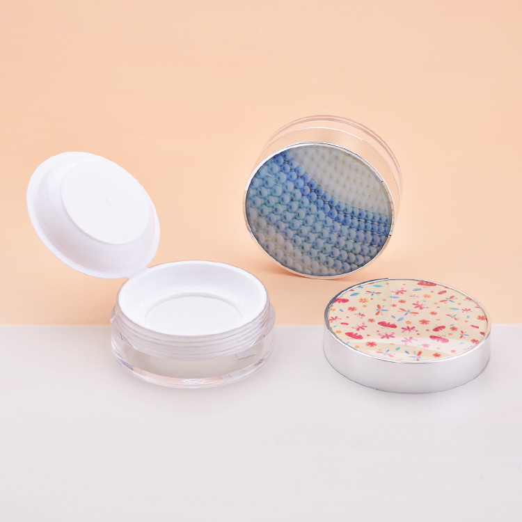 Loose Powder Compact Container Case Empty, ABS Loose Powder Container Wholesale