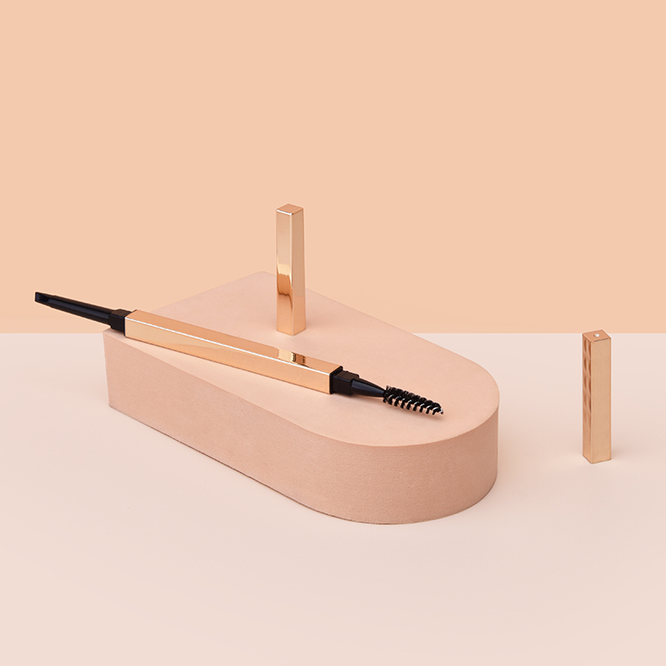 Custom Logo Empty Eyebrow Pencil And Brush Empty, Empty Eyebrow Pencil Packaging, Slim Empty Lip Liner Tube Eyebrow Pencil Packaging