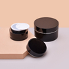 Empty Wholesale Custom 2oz Round Acrylic Jar Black