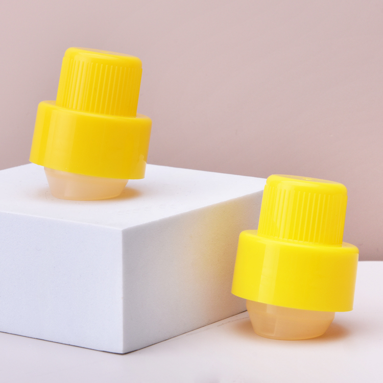 38mm Yellow PP Plastic Laundry Detergent Cap