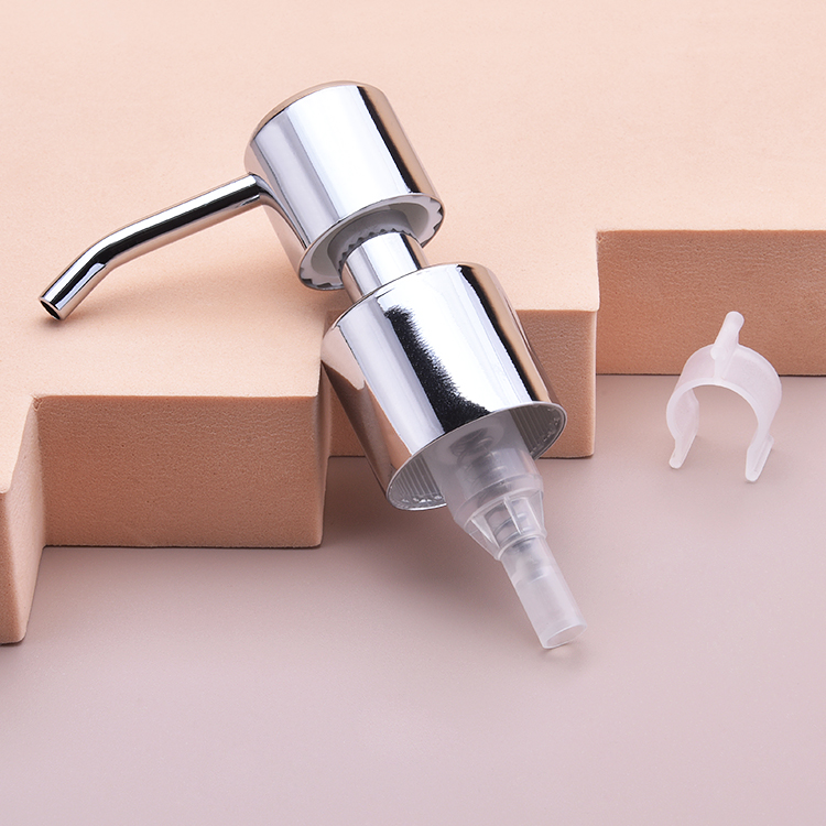 Clip Locked Long Nozzle Makeup Remover Oil Pump, Matel Easy Pump Smooth Cleansing Oil Pump