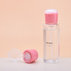 PET Bottle 500 Ml Nail Polish Pump Dispenser,24/410 Pink Plastic Nail Remover Pump,outer Spring Liquid Dispenser Pump for Nail Polish Remover