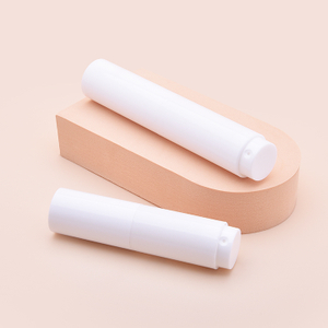 All Plastic Lip Balm Tube Empty Container, All Plastic White Lip Balm Tube