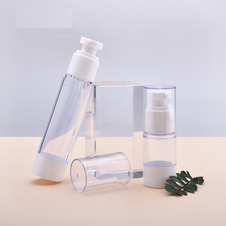 PP Plastic Refillable Twist Up Airless Lotion Pump Bottle