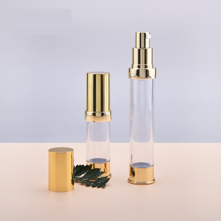 15ml ,20ml,30ml Aluminium Airless Serum Pump Bottle Luxury