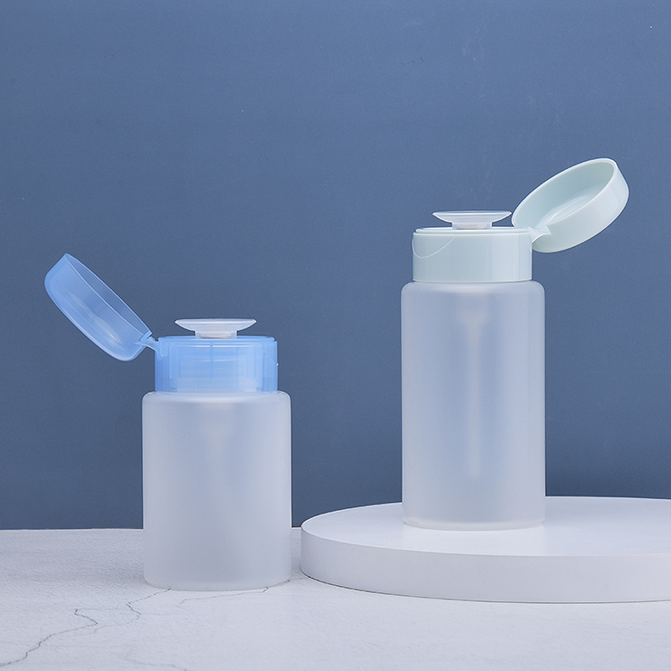 120ml PP Plastic Pump Bottle for Liquid 180ml Nails Remover Transparent,outer Spring Transparent Nail Pump,nail Pump Press Down Nail Pump Dispenser Transparent