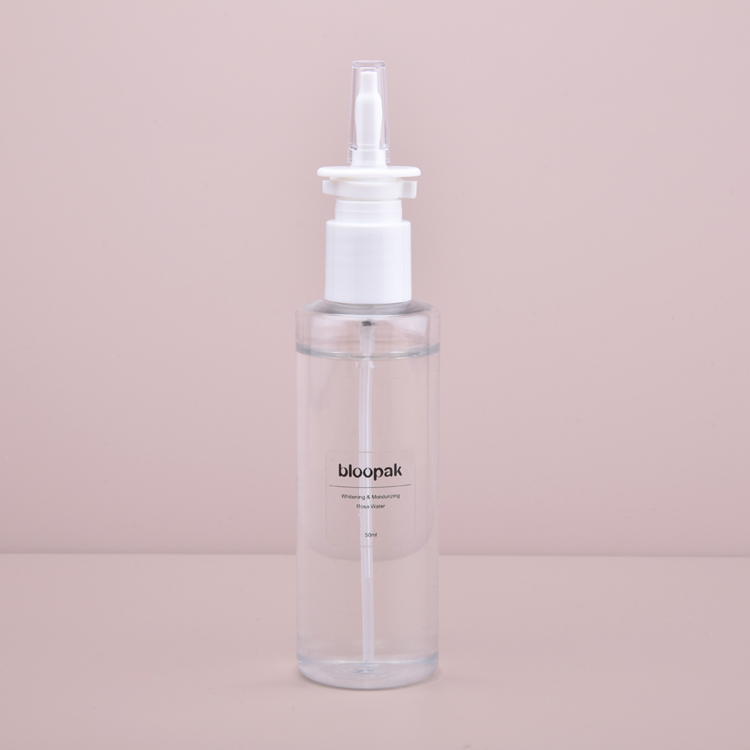 White Plastic Mist Sprayer for HDPE Bottle, Fine Nano Mist Sprayer for Nasal Spray, Unique Size 17/415 Nasal Sprayer Head 