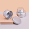 Empty Cosmetic Aluminum Jar with Lids Wholesale Jar Lids Aluminum