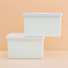 600g rectangular cotton tablet jar flip cover salicylic acid cotton tablet jar folding facial mask wet compress cotton tablet jar PP wide mouth jar
