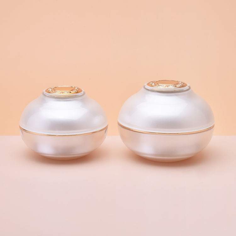 Plastic 30g 50g Acrylic Cosmetic Cream Jar, Empty Luxury Acrylic Jar Container