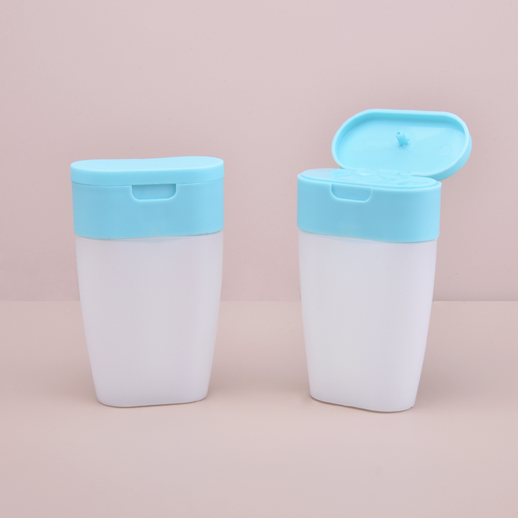 Empty Plastic Upside Down Bottle, 50ml PP Upside Down Shampoo Bottle Dispenser