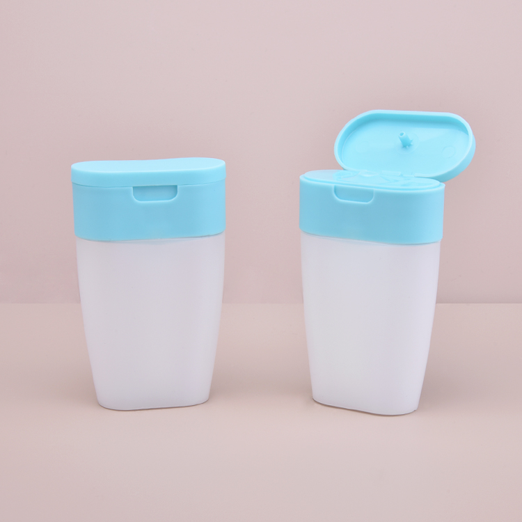 Empty Plastic Upside Down Bottle, 50ml PP Upside Down Shampoo Bottle Dispenser