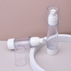 White Plastic Airless Pump Bottles 15ml 30ml 50ml 80ml 100ml