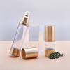 Wholesale Golden Refillable 50ml Airless Pump Bottle 