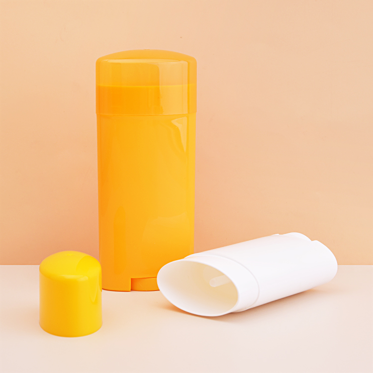 Oval Custom Color 28g 71g Plastic Deodorant Stick Tube Sample Free