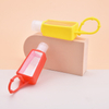 Portable Silicone Hand Sanitizer Bottle Upside Down Bottle, Silicone Hand Sanitizer Holder for Backpack