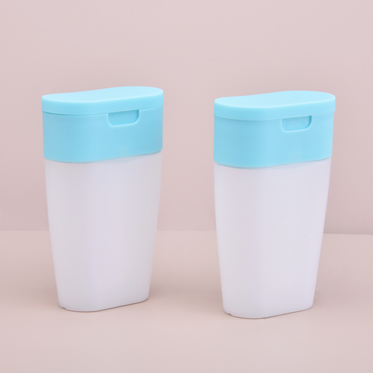 Empty Plastic Upside Down Bottle, 50ml PP Upside Down Shampoo Bottle Dispenser
