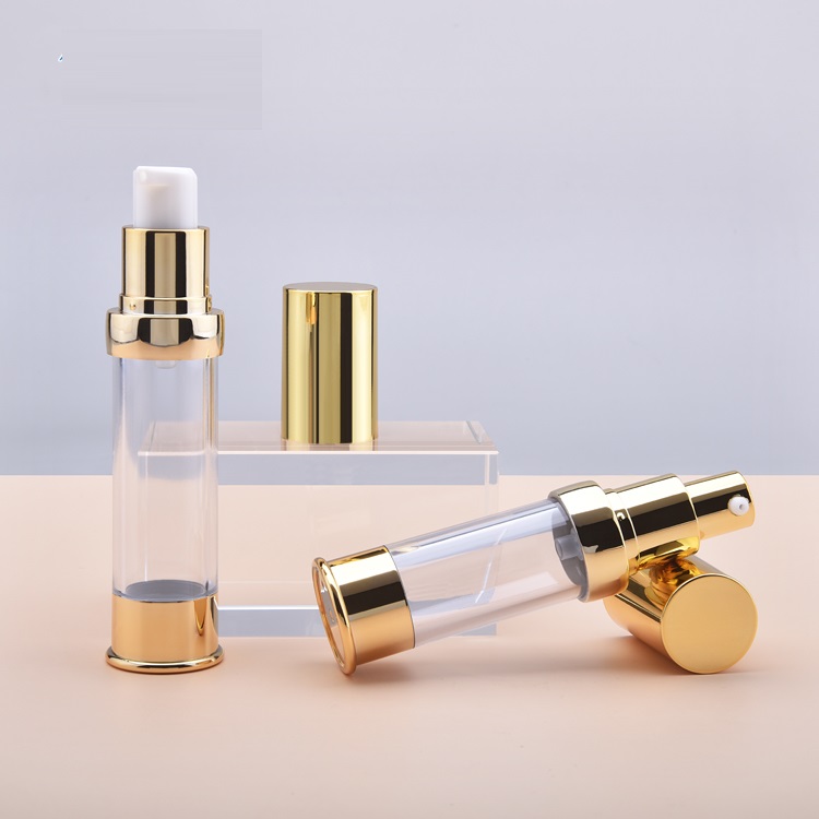 15ml ,20ml,30ml Aluminium Airless Serum Pump Bottle Luxury