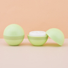 7g Natural Refillable Ball Shape Deodorant Stick Lip Balm Container