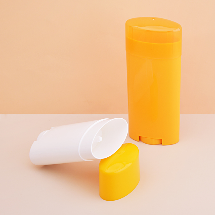 Oval Custom Color 28g 71g Plastic Deodorant Stick Tube Sample Free