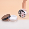 Plastic ABS Empty Loose Powder Container with Sifter