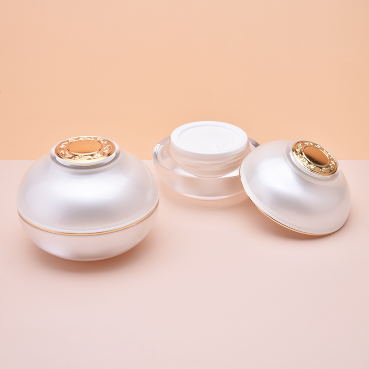 Plastic 30g 50g Acrylic Cosmetic Cream Jar, Empty Luxury Acrylic Jar Container