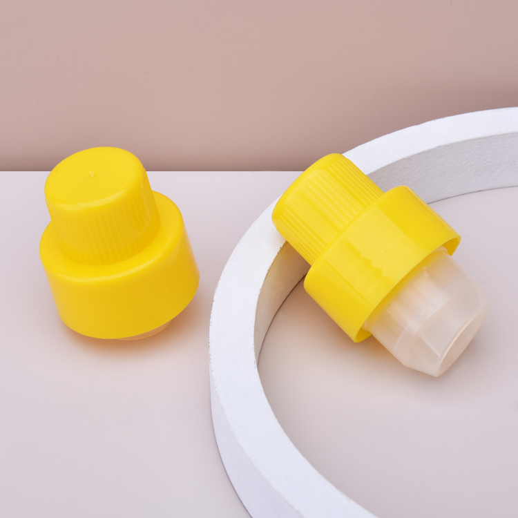 38mm Yellow PP Plastic Laundry Detergent Cap