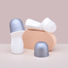 China Roll on Bottle supplier Colorful Plastic roll on Bottle 50ml, Unique Shape Refillable Deodorant Roll on Perfume Bottle