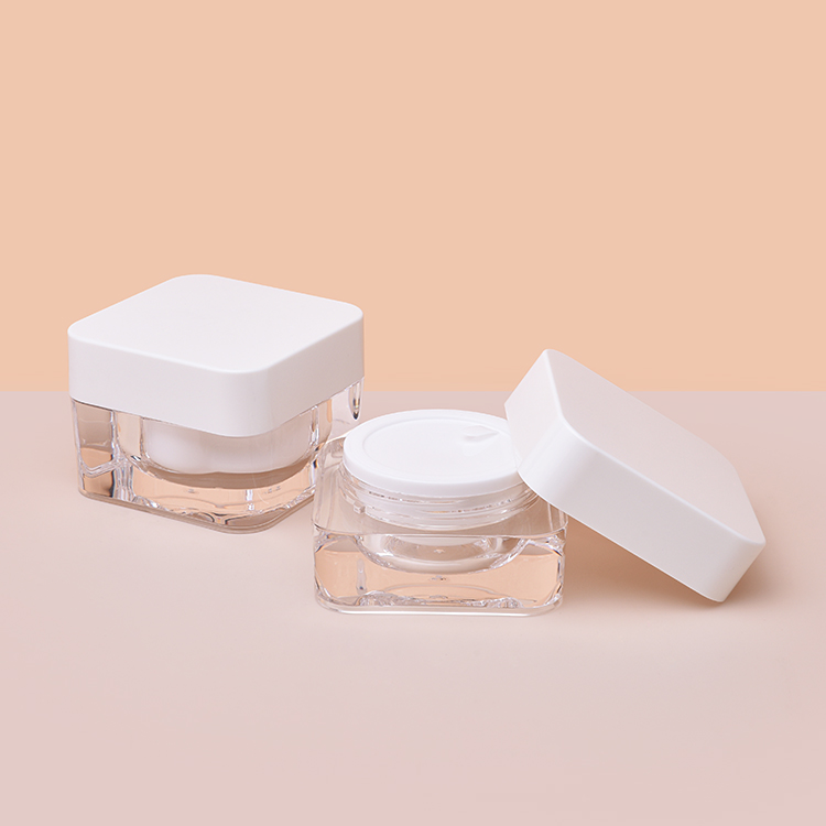 30g Acrylic Cosmetic Cream Jar 50g, Wholesale 50g Double Wall Acrylic Cosmetic Jar