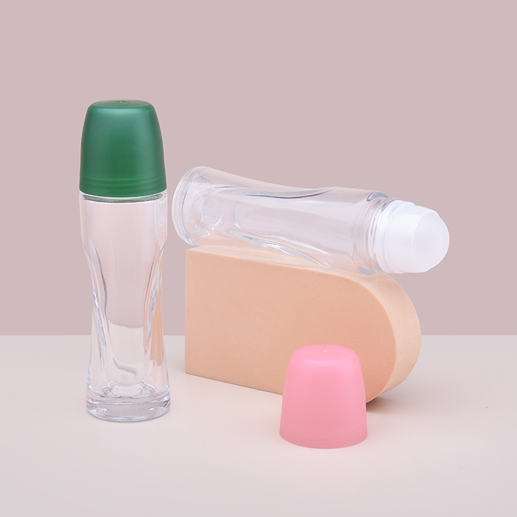 Glass deodorant Bottles Roll on Wholesale, Best Clear Roll on Glass Bottle