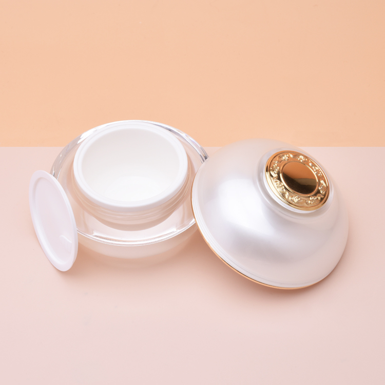Plastic 30g 50g Acrylic Cosmetic Cream Jar, Empty Luxury Acrylic Jar Container