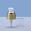 20-410 White PP Plastic Treatment Pump with Smooth Gold Closure