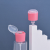 PET Bottle 500 Ml Nail Polish Pump Dispenser,24/410 Pink Plastic Nail Remover Pump,outer Spring Liquid Dispenser Pump for Nail Polish Remover