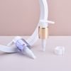 Flat Long Nozzle Golden Aluminum Oil Cleansing Pump with Clip 