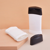 Empty Oval 50g 76g White Black Plastic Deodorant Stick Tube Packaging