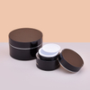 Empty Wholesale Custom 2oz Round Acrylic Jar Black