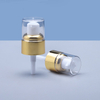 20-410 White PP Plastic Treatment Pump with Smooth Gold Closure