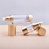 Wholesale Golden Refillable 50ml Airless Pump Bottle 