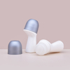 China Roll on Bottle supplier Colorful Plastic roll on Bottle 50ml, Unique Shape Refillable Deodorant Roll on Perfume Bottle
