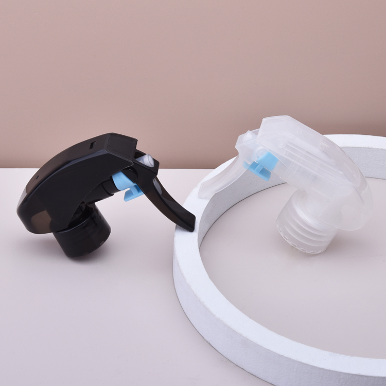 Black White 0.6cc Mini Traigger Sprayer for Hair Care Product PET Bottle