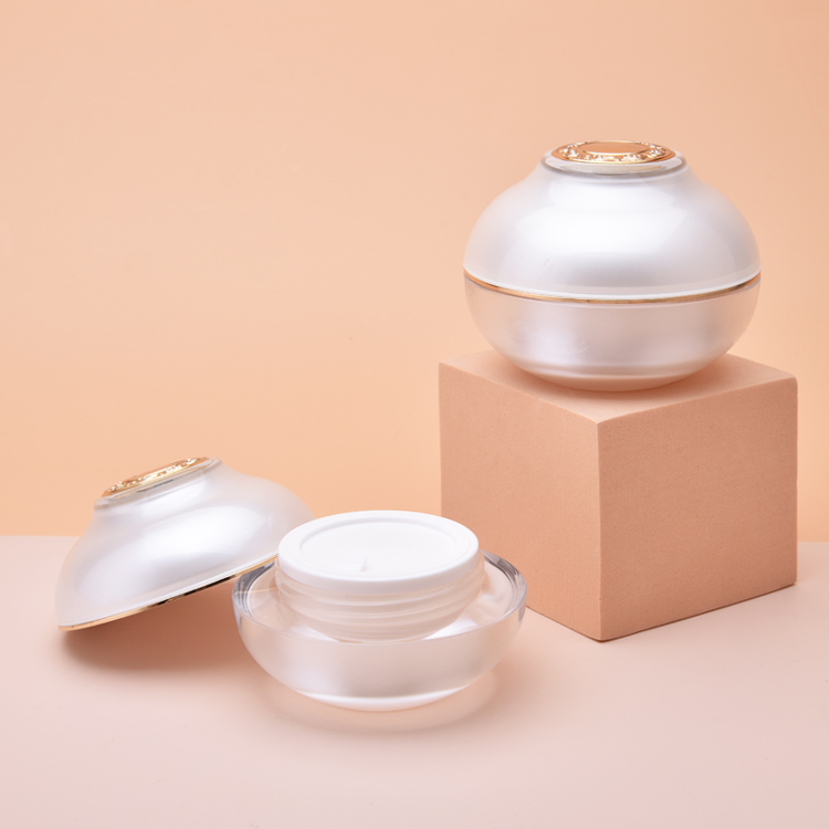 Plastic 30g 50g Acrylic Cosmetic Cream Jar, Empty Luxury Acrylic Jar Container