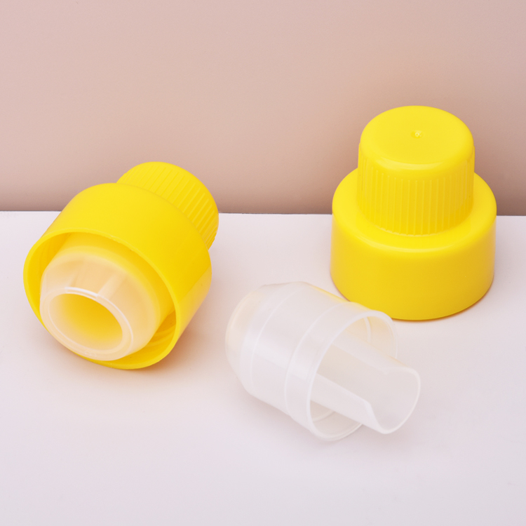 38mm Yellow PP Plastic Laundry Detergent Cap