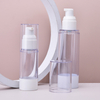 White Plastic Airless Pump Bottles 15ml 30ml 50ml 80ml 100ml